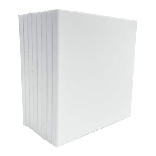 8 Pack 10" x 10" Super Value Canvas by Artist's Loft®